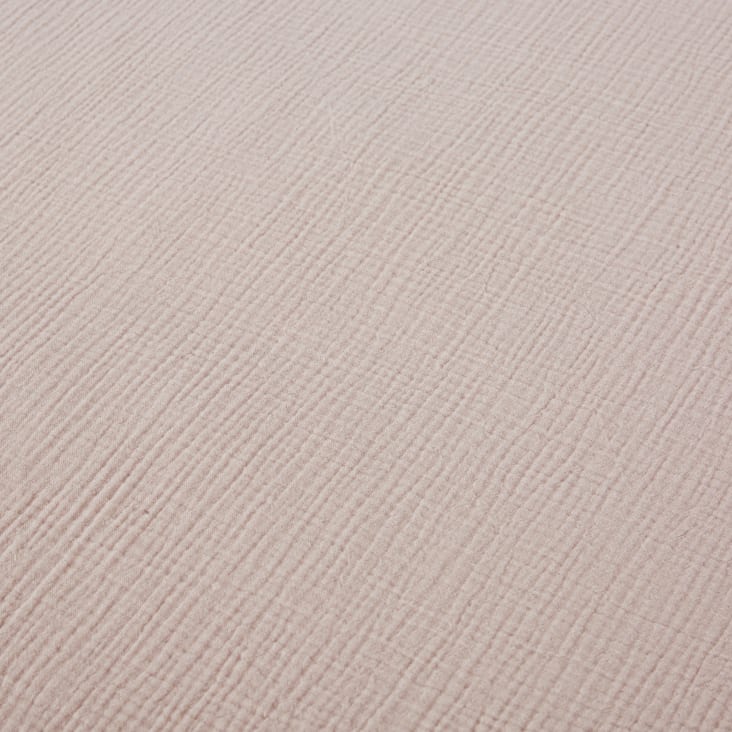 Maisons Du Monde Noa - Cubrecama Infantil De Algodón Orgánico Rosa 140 X 200 Cm