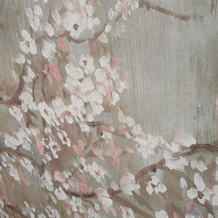 Maisons Du Monde NORA - Lienzo De Lino Con Estampado Floral 152x122