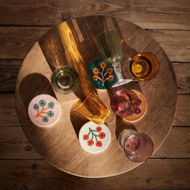 Maisons Du Monde Norwich - Lote De 2 - Set De 4 Posavasos De Gres Multicolor