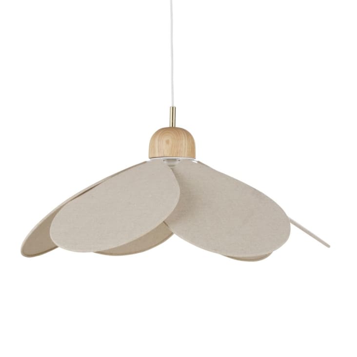 Maisons du Monde OIA - Lámpara de techo con forma de pétalos de flor en beige