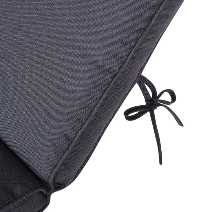 Maisons Du Monde Oleron - Colchón De Tumbona De Poliéster Reciclado Gris Antracita