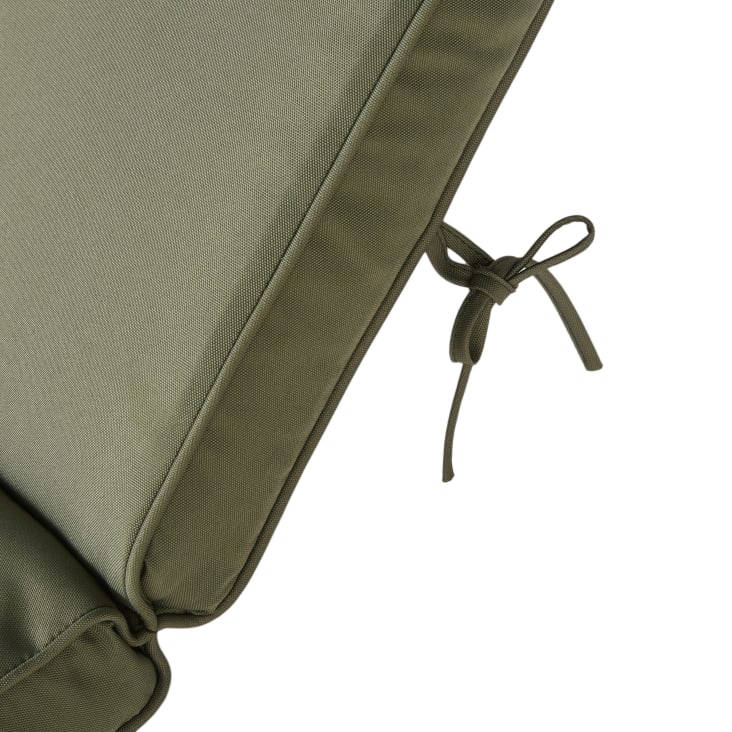 Maisons Du Monde Oleron - Colchón De Tumbona De Poliéster Reciclado Verde Caqui