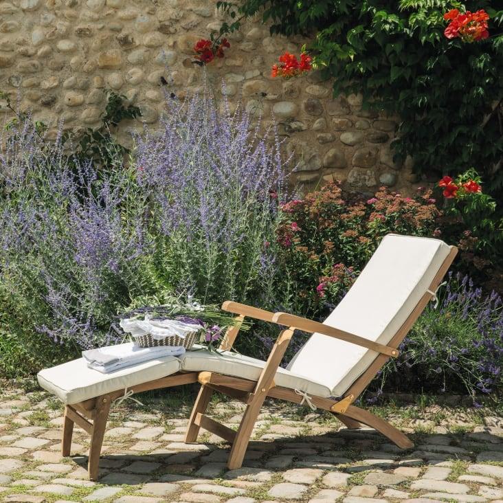 Maisons Du Monde Oléron - Colchón Para Tumbona Color Crudo