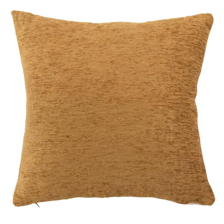Maisons Du Monde Oliver - Funda De Cojín En Tejido Jacquard Ocre Amarillo De 40x40 Cm