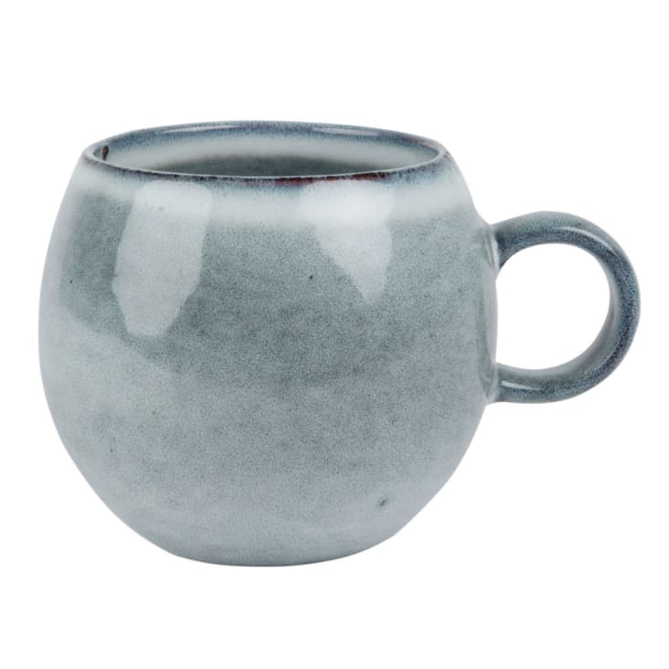 Maisons Du Monde ONGAKU - Lote De 2 - Taza De Cerámica Azul Grisácea