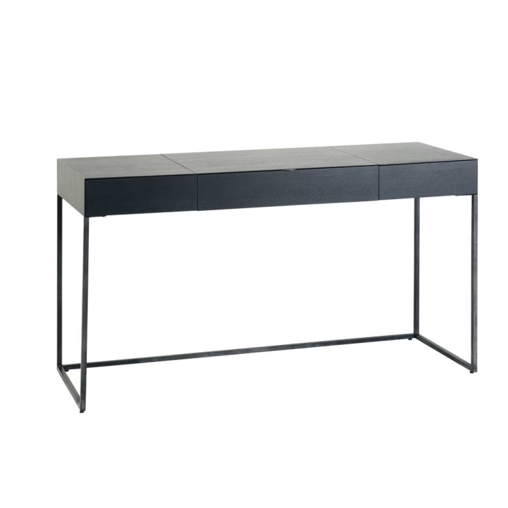 Maisons Du Monde Opal - Escritorio Con 2 Cajones Negro