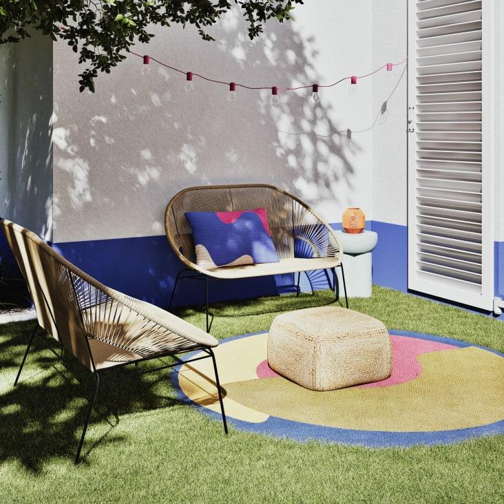 Maisons Du Monde Orellana - Guirnalda De Luces De Exterior Rosa Con 10 LEDs De 830 Cm