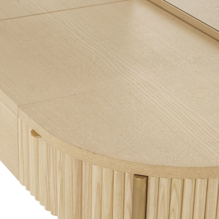 Maisons Du Monde Ormond - Tocador Con 2 Puertas Trampilla Y 1 Cajón En Metal En Color Latón