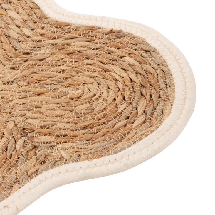 Maisons Du Monde Os - Lote De 2 - Alfombra Con Forma De Hueso De Jacinto De Agua