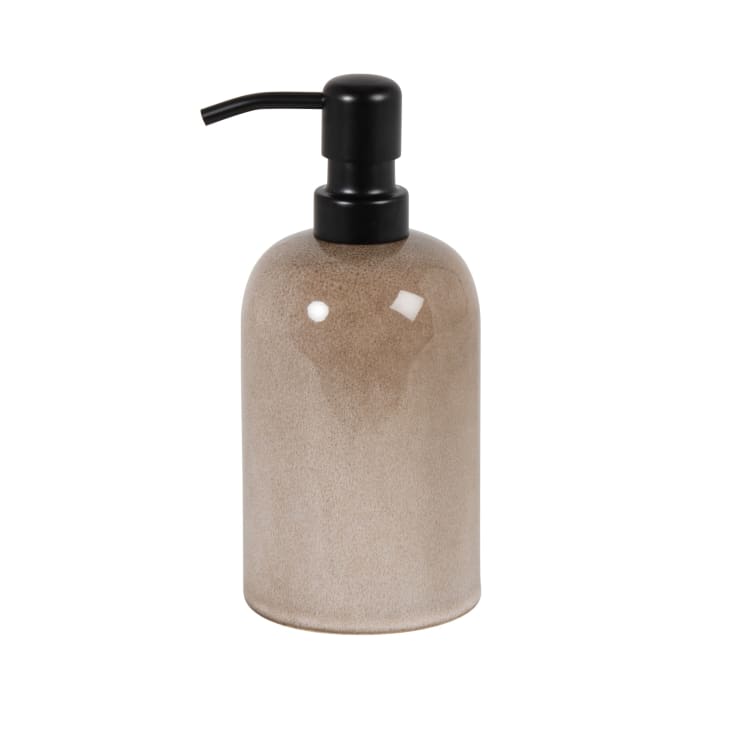 Maisons du Monde Osakan - Dispensador de jabón de cerámica beige