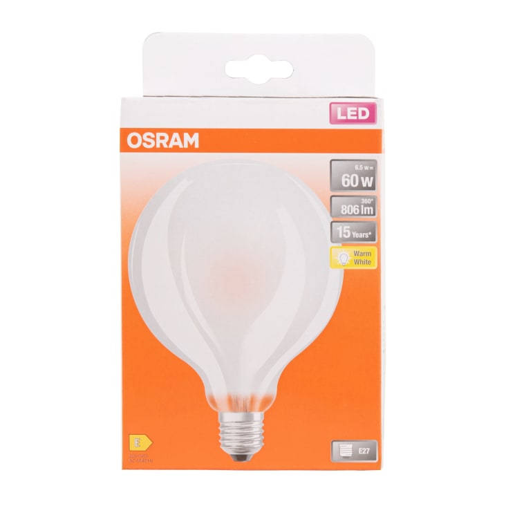 Maisons Du Monde Osram - Bombilla Globos E27 60W De Vidrio