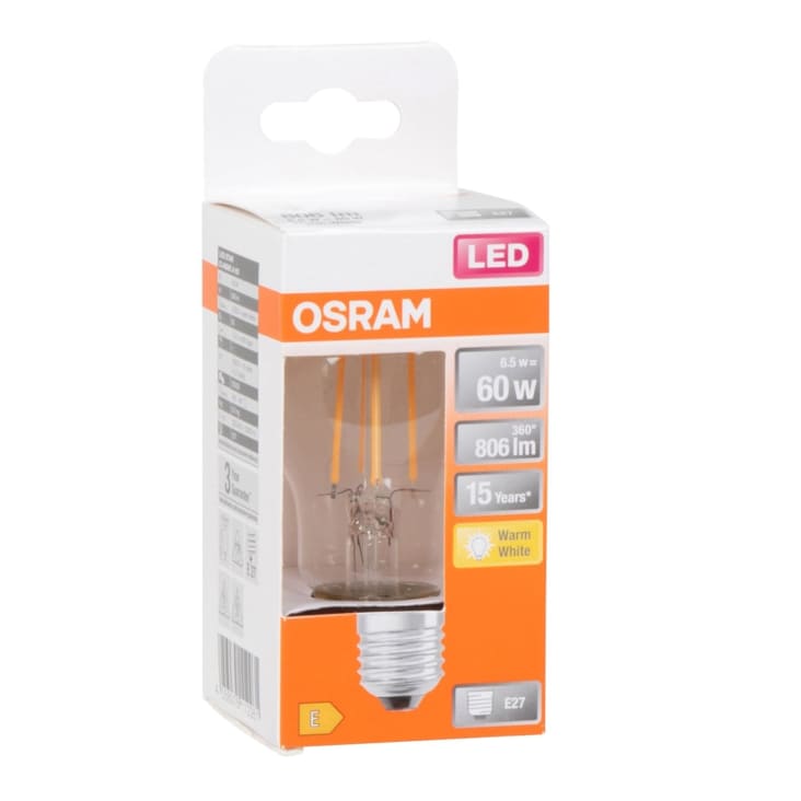 Maisons Du Monde Osram - Bombilla LED E27 60 W Clara Color Blanco Cálido