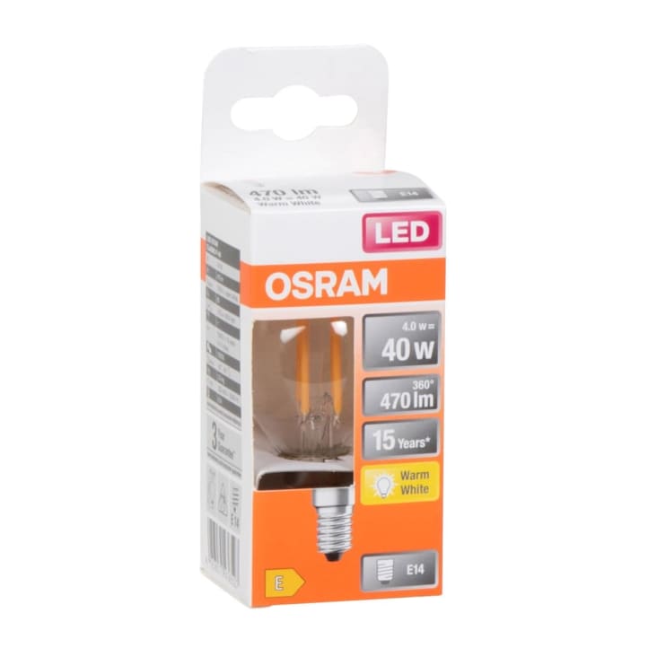 Maisons Du Monde Osram - Bombilla LED Esférica E14 40 W Clara