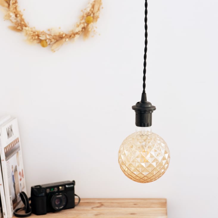 Maisons Du Monde Osram - Bombilla Vintage Facetada Dorada