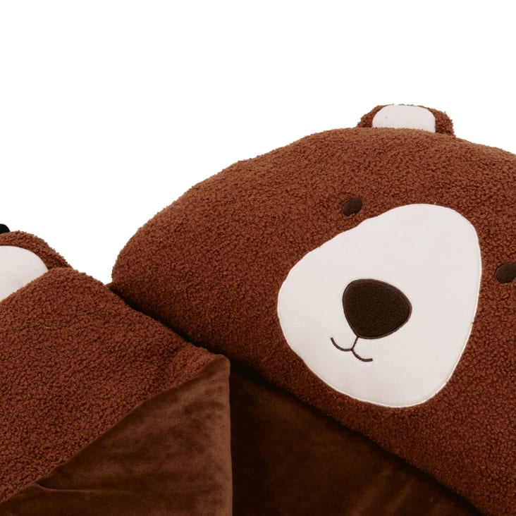 Maisons Du Monde Ours Brun - Saco De Dormir Con Forma De Oso Marrón Y Beige