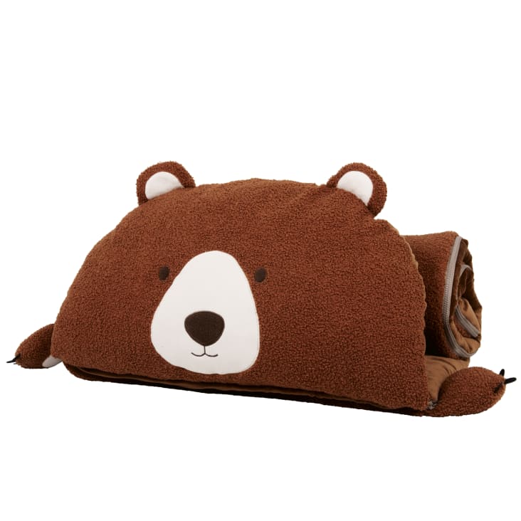 Maisons du Monde Ours brun - Saco de dormir con forma de oso marrón y beige