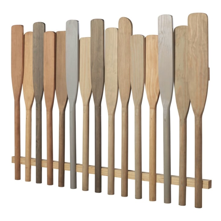 Maisons Du Monde Paddle - Cabecero De Cama De 160 De Pino Macizo Multicolor