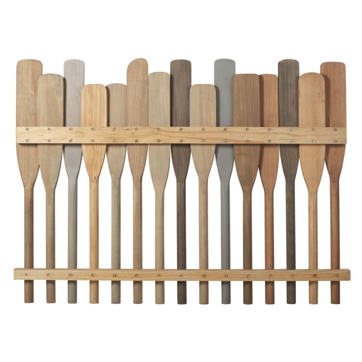 Maisons Du Monde Paddle - Cabecero De Cama De 160 De Pino Macizo Multicolor