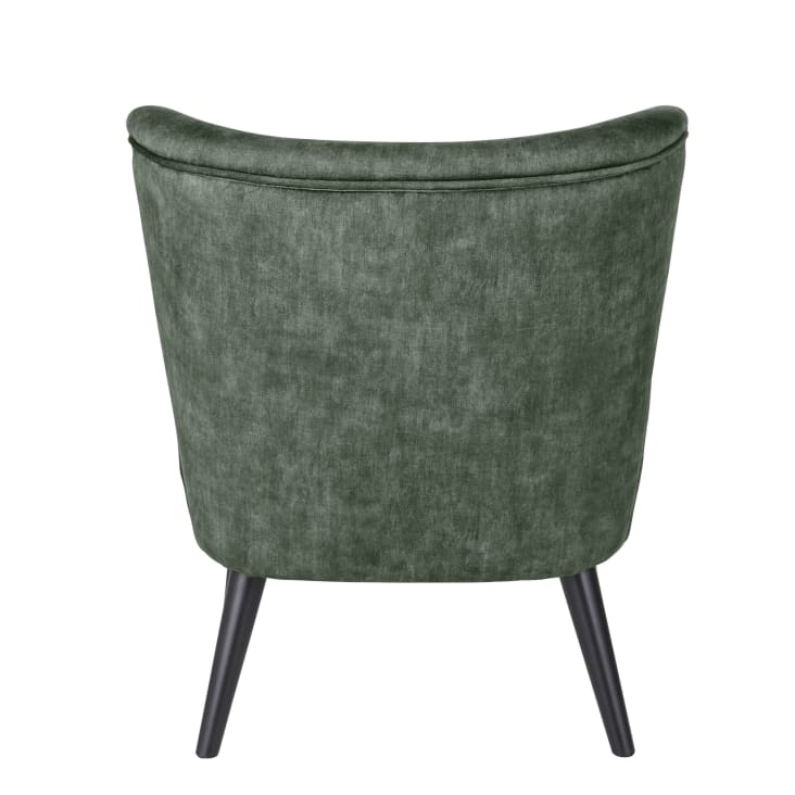 Maisons Du Monde Palm - Sillón Vintage De Terciopelo Reciclado Verde