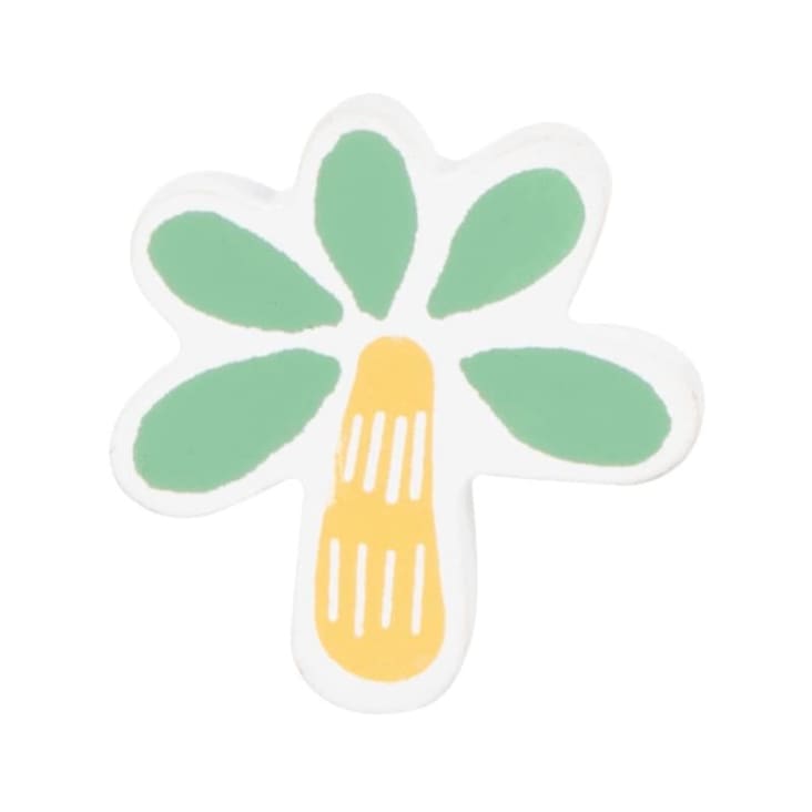 Maisons du Monde PALMIER - Lote de 4 - Pomo de palmera amarillo mostaza y verde