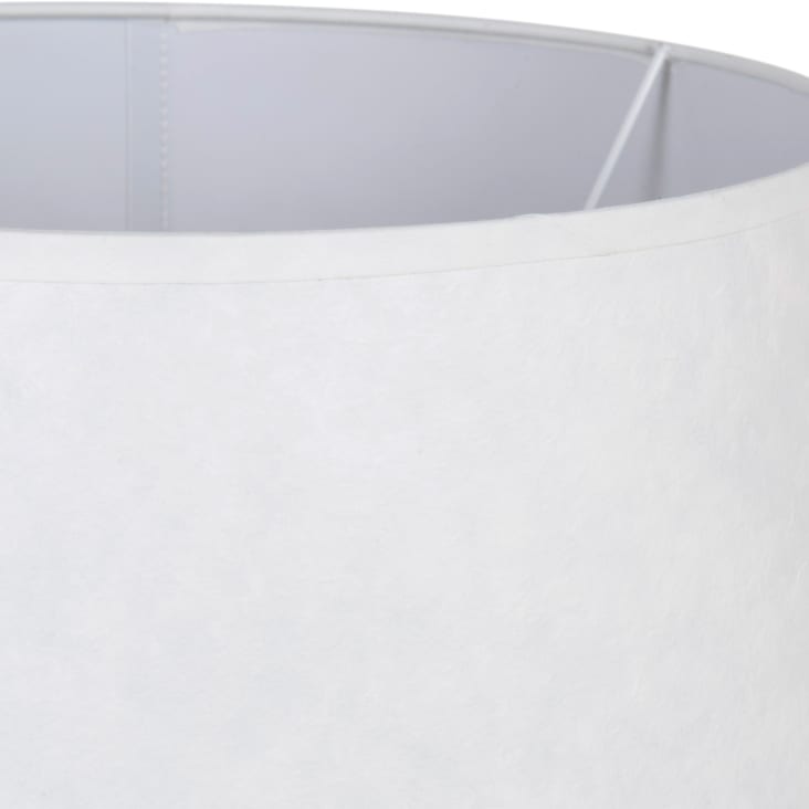 Maisons Du Monde Pantalla Para Lámpara De Techo De Papel Maché Blanco D.45