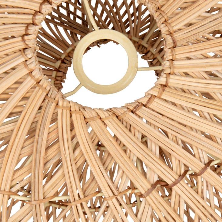 Maisons Du Monde Parada - Lámpara De Techo De Rejilla De Mimbre Marrón