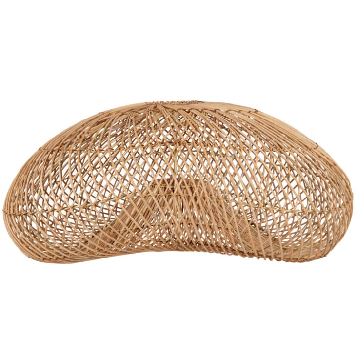 Maisons du Monde Parada - Lámpara de techo de rejilla de mimbre marrón