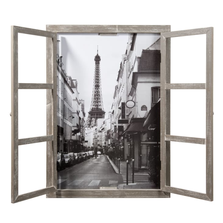 Maisons Du Monde Paris - Cuadro Ventana De Madera 57x79