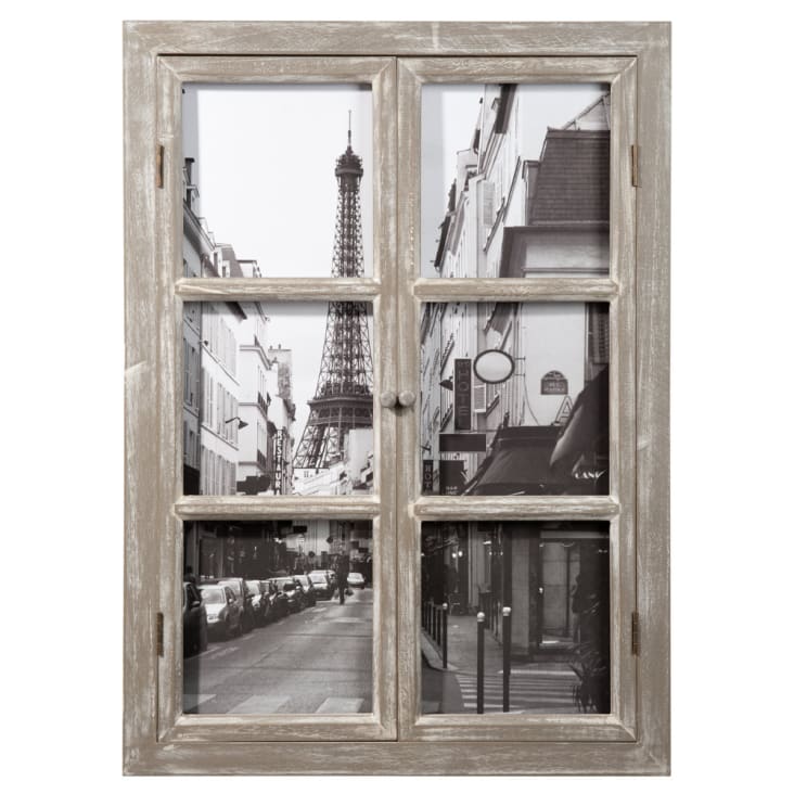 Maisons du Monde Paris - Cuadro ventana de madera 57x79
