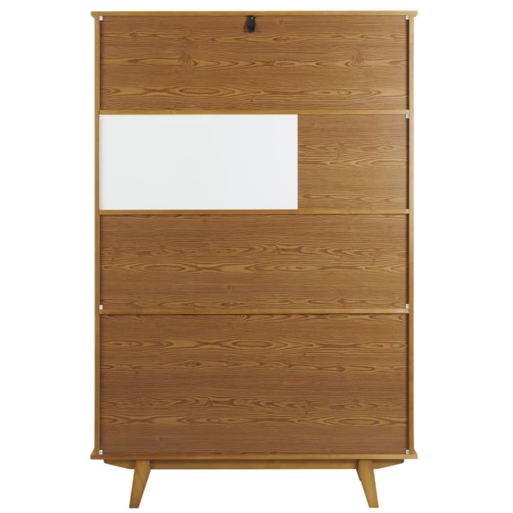 Maisons Du Monde Paulette - Librería Vintage Con 2 Cajones Y 4 Puertas Multicolor