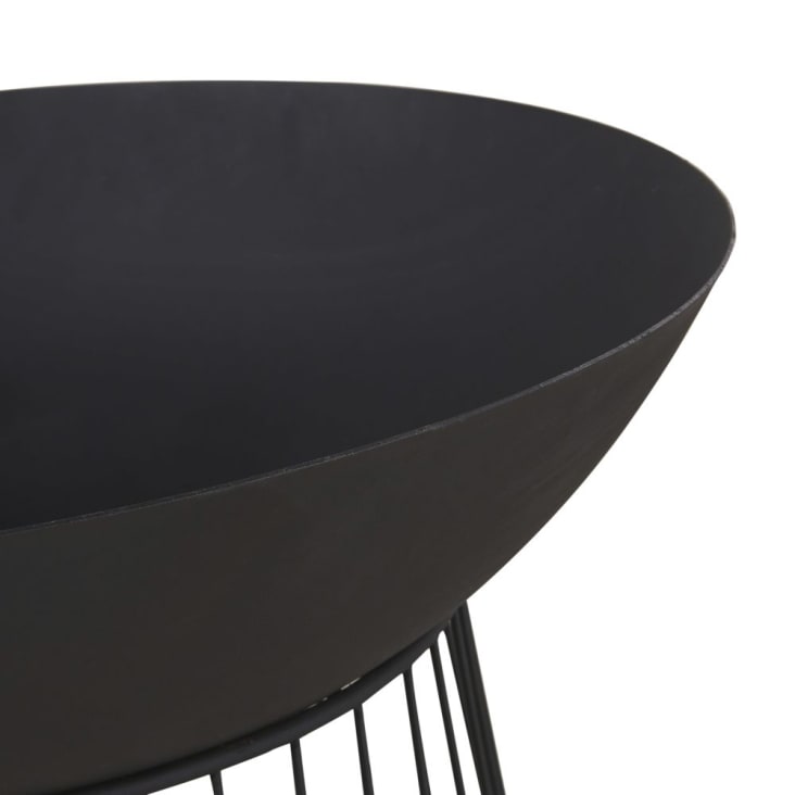 Maisons Du Monde PAVEL - Brasero De Exterior De Metal En Negro Carbón