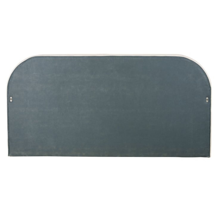 Maisons Du Monde Pavlova - Cabecero Blanco En Tejido Rizado Efecto Lana De 160 Cm