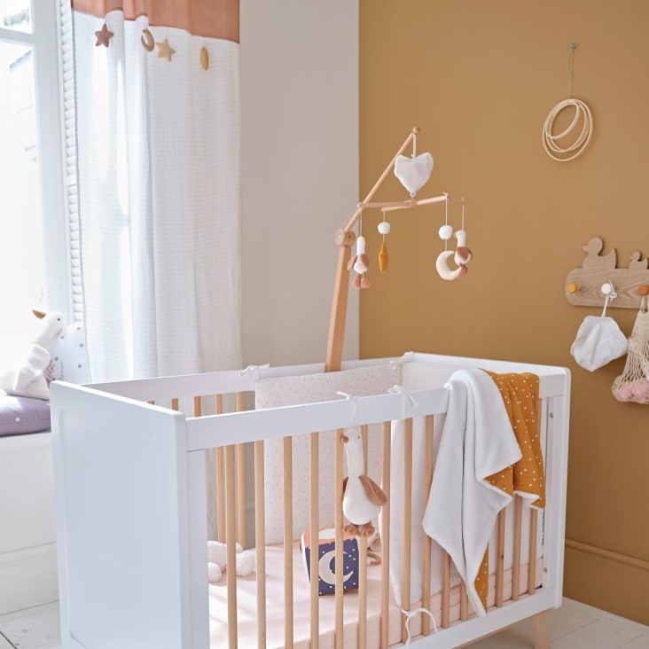 Maisons Du Monde Peluche Infantil De Oca Blanco Beige Y Marrón Alt. 34 5