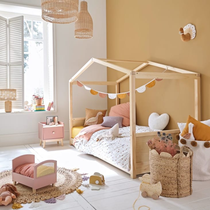 Maisons Du Monde Peluche Infantil De Oca Blanco Beige Y Marrón Alt. 34 5