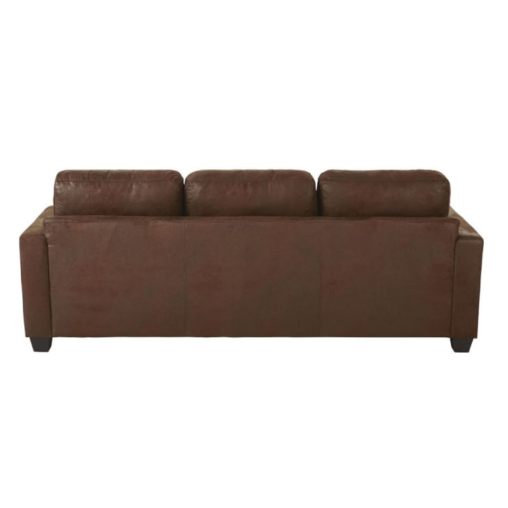 Maisons Du Monde Philadelphie - Sofá Esquinero Izquierdo De 3-4 Plazas De Antelina Marrón