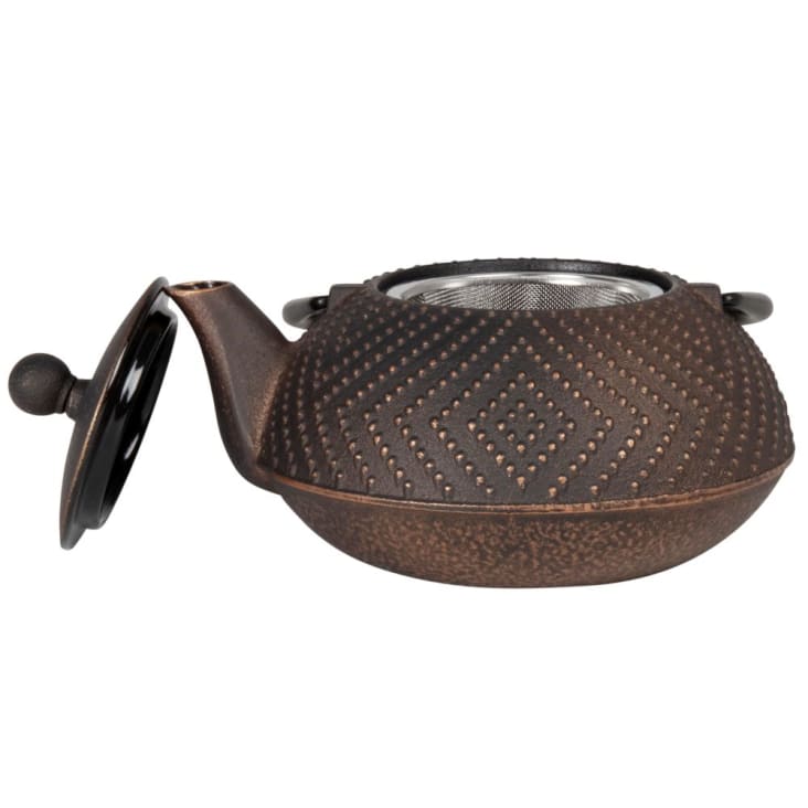 Maisons Du Monde PICCADILLY - Tetera De Hierro Fundido Negro Con Efecto Envejecido 0 9 L