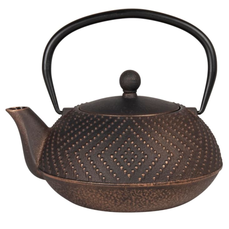 Maisons du Monde PICCADILLY - Tetera de hierro fundido negro con efecto envejecido 0 9 l