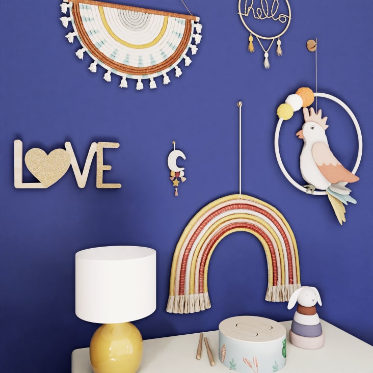 Maisons Du Monde Pirámide De Anillos Con Diseño De Conejo Multicolor