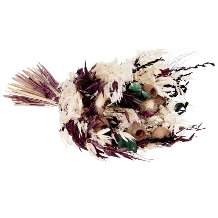 Maisons Du Monde Pita - Ramo De Flores Secas De Color Beige Verde Y Violeta