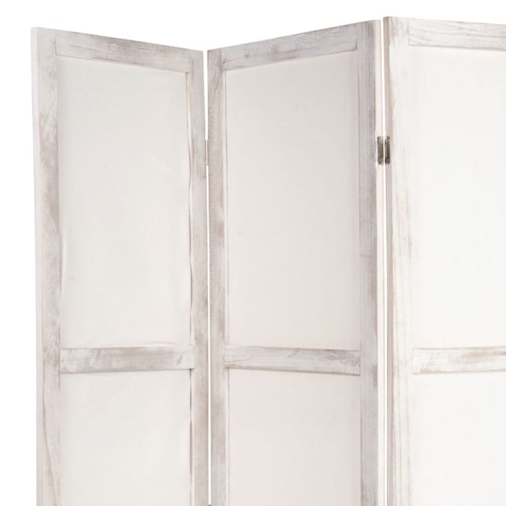 Maisons Du Monde PLAISANCE - Biombo De Paulonia Blanco