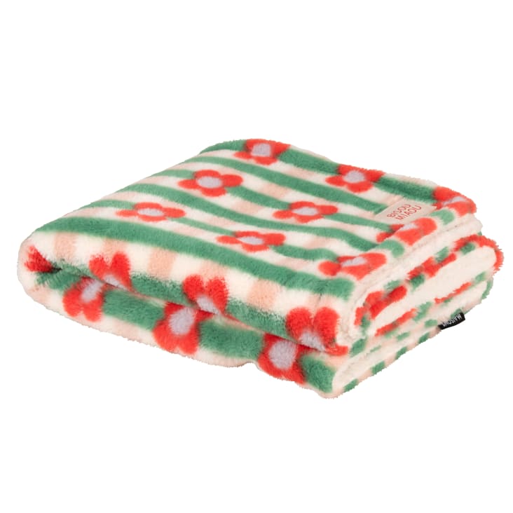 Maisons du Monde Pop - Manta para mascotas con estampado multicolor 105x70 cm