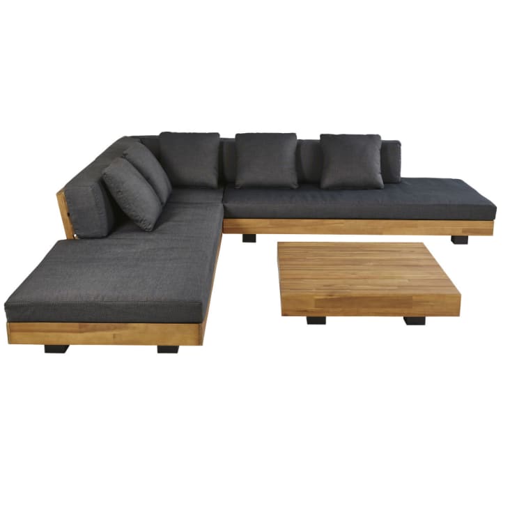 Maisons Du Monde Porto Rico - Funda Para Sofá PORTO RICO En Gris Antracita