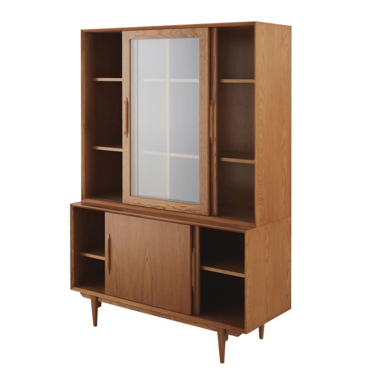 Maisons Du Monde Portobello - Armario Vajillero Vintage Con 2 Puertas Correderas