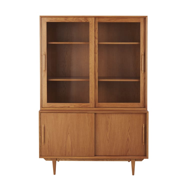 Maisons du Monde Portobello - Armario vajillero vintage con 2 puertas correderas