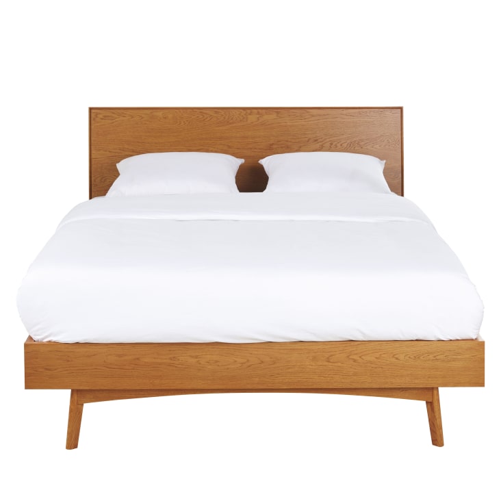 Maisons du Monde Portobello - Cama vintage de 140x200 con somier de láminas