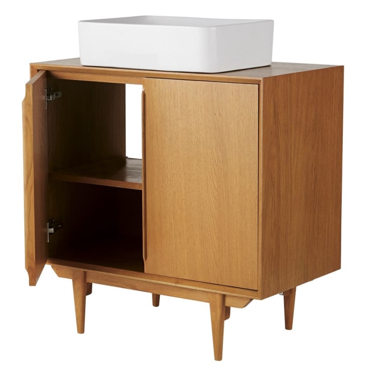 Maisons Du Monde Portobello - Mueble De Lavabo Vintage Con 2 Puertas