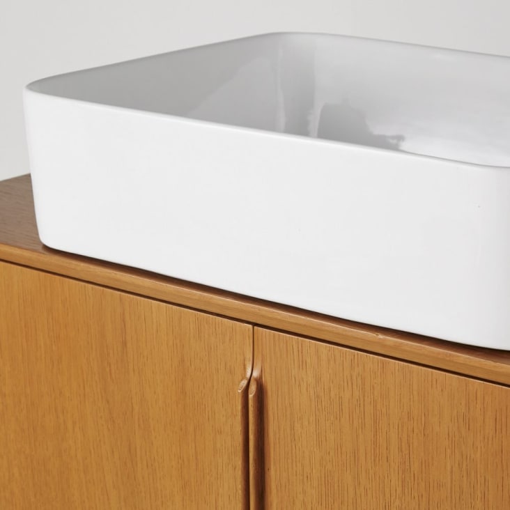 Maisons Du Monde Portobello - Mueble De Lavabo Vintage Con 2 Puertas