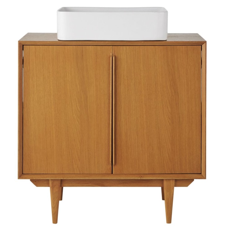 Maisons du Monde Portobello - Mueble de lavabo vintage con 2 puertas