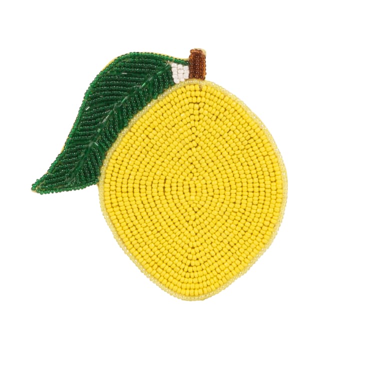 Maisons du Monde Posavasos con limón amarillo y verde