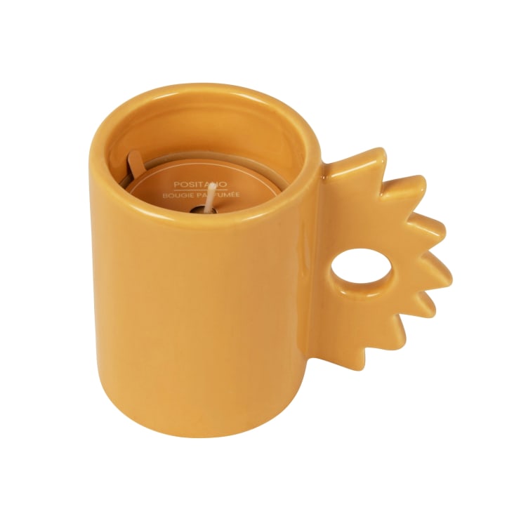 Maisons Du Monde Positano - Vela Perfumada En Tarro De Cerámica Amarilla
